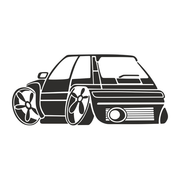 Vinilos Decorativos: Renault 5 copa turbo