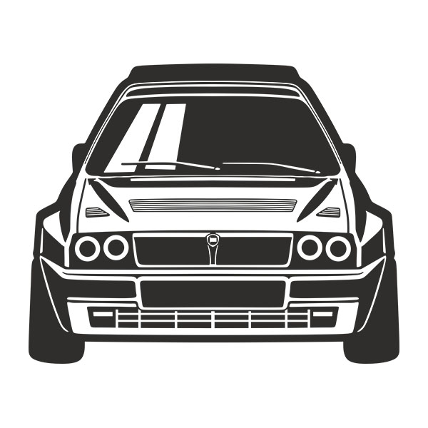 Vinilos Decorativos: Lancia Delta Frontal