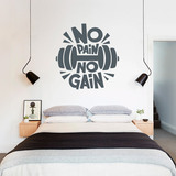 Vinilos Decorativos: No pain no gain 2