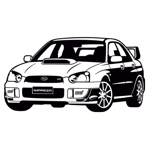 Vinilos Decorativos: Subaru Impreza