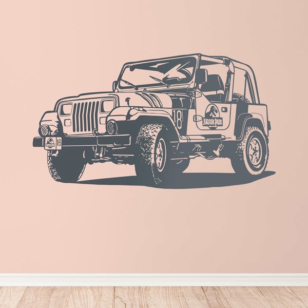 Vinilos Decorativos: Jeep Wrangler Jurassic Park