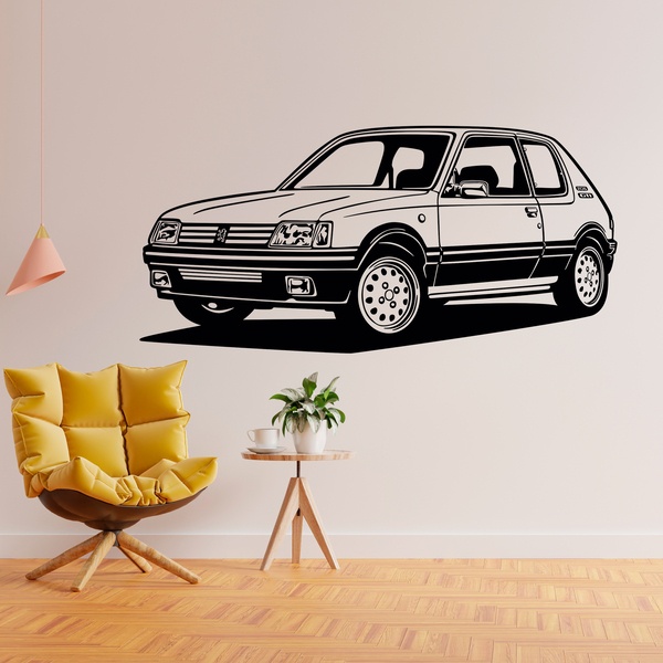 Vinilos Decorativos: Peugeot 205 GTI