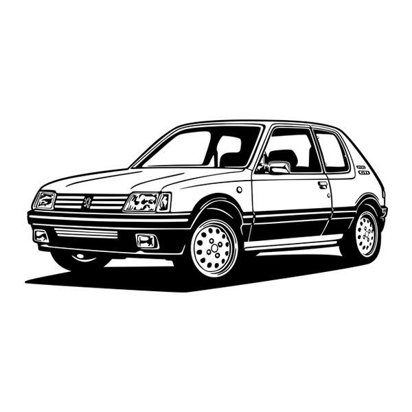 Vinilos Decorativos: Peugeot 205 GTI