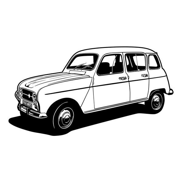 Vinilos Decorativos: Renault 4