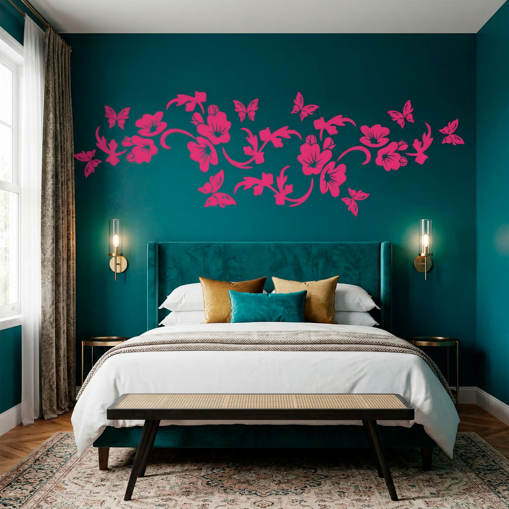 Vinilos Decorativos: Floral Hestia