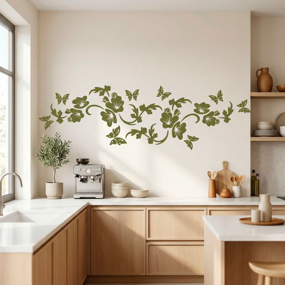 Vinilos Decorativos: Floral Hestia