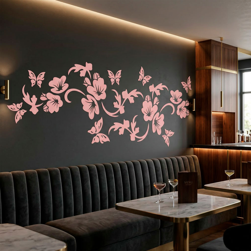 Vinilos Decorativos: Floral Hestia