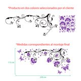 Vinilos Decorativos: Floral Eris 2