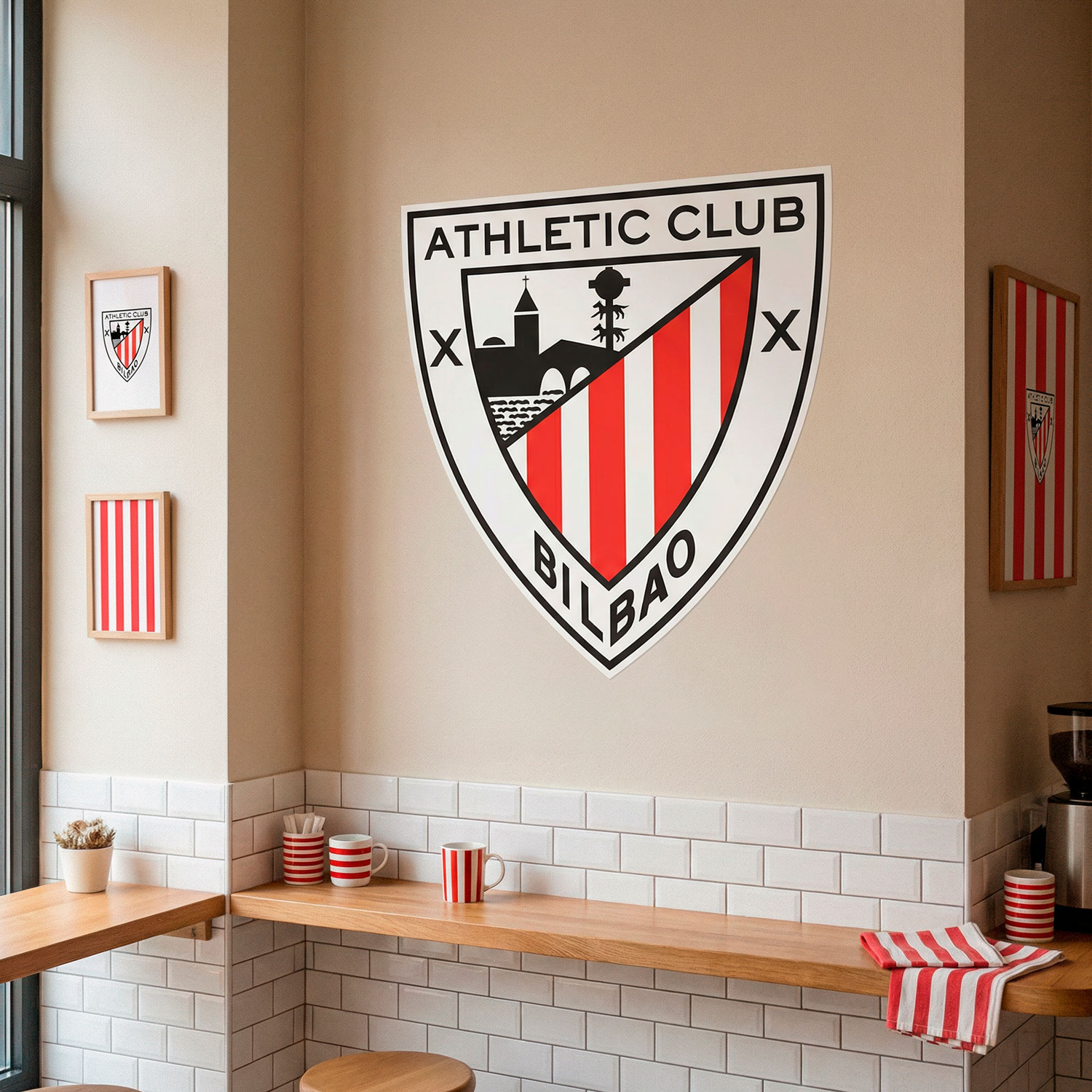 Vinilos Decorativos: Escudo Athletic Club Bilbao