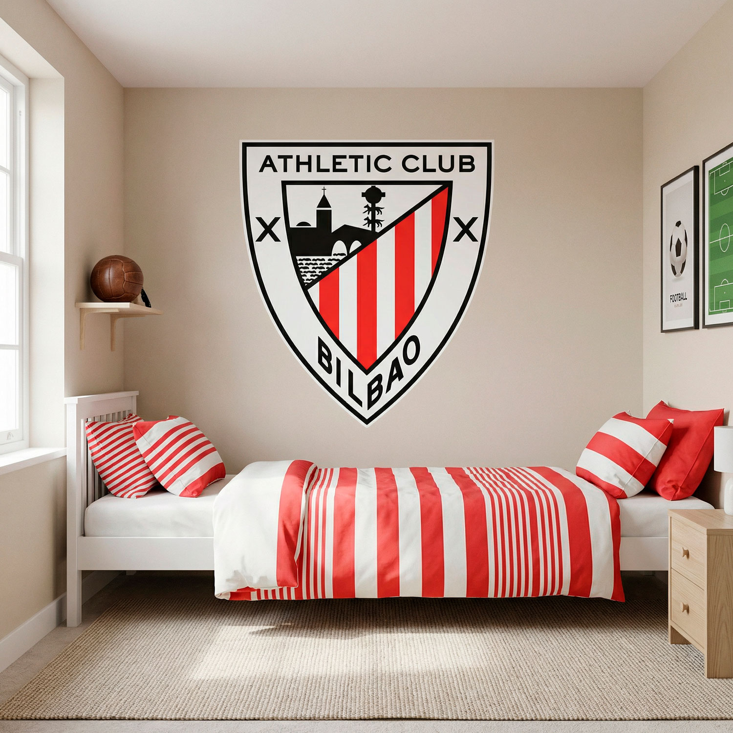 Vinilos Decorativos: Escudo Athletic Club Bilbao