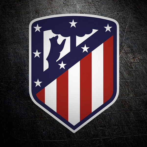 Pegatina escudo nuevo Atlético de Madrid | TeleAdhesivo.com
