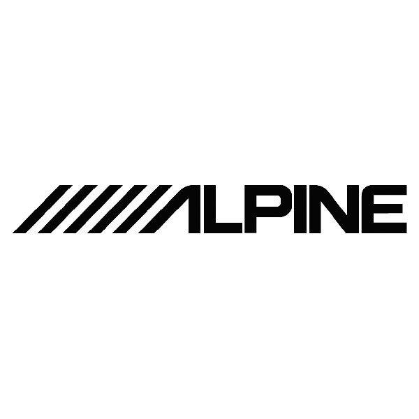 Pegatinas: Alpine Audio