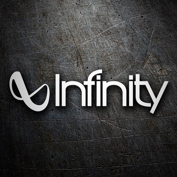 Pegatinas: Logotipo Infinity con Estilo Minimalista