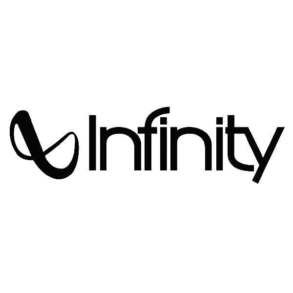 Pegatinas: Infinity logo y letras
