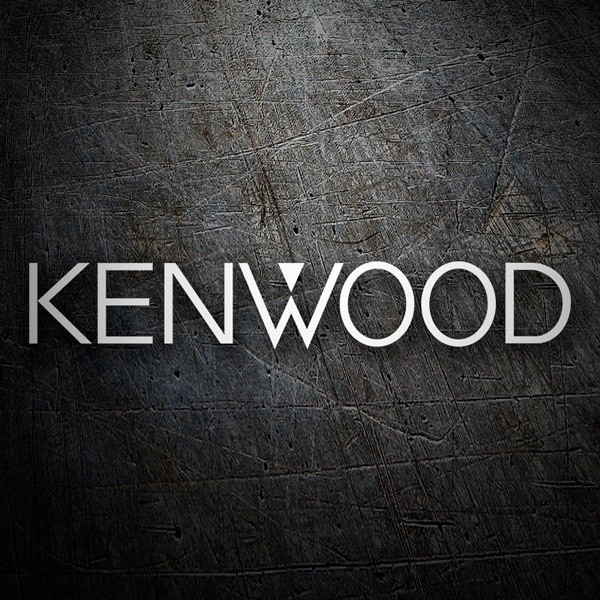Pegatinas: Kenwood con Tri&aacute;ngulo Invertido