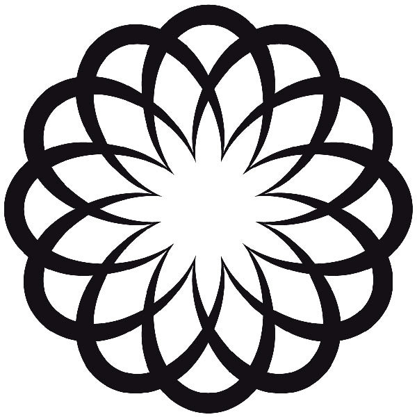 Vinilos Decorativos: Mandala básica