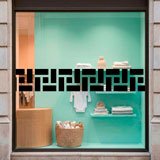 Vinilos Decorativos: Cenefa Griega Rect&aacute;ngulos 5