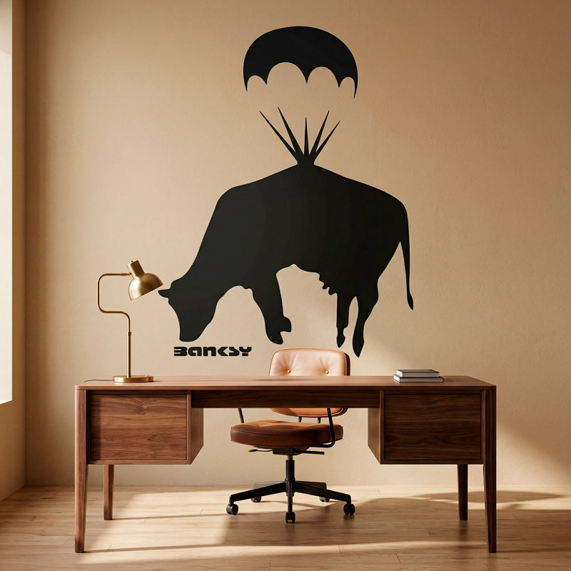 Banksy, Vaca Volando 5/8