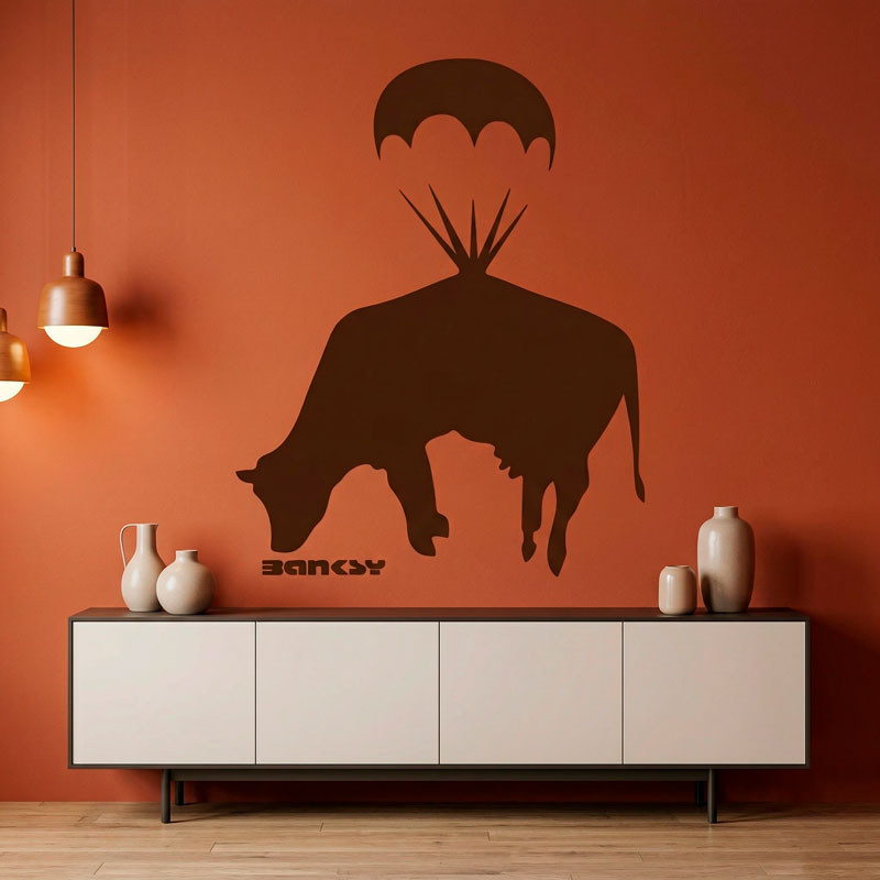 Banksy, Vaca Volando 6/8