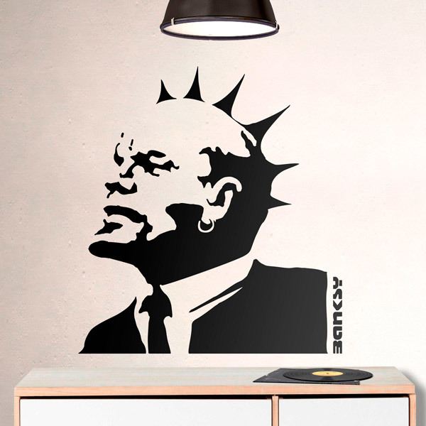 Vinilos Decorativos: Banksy, Lenin Punk