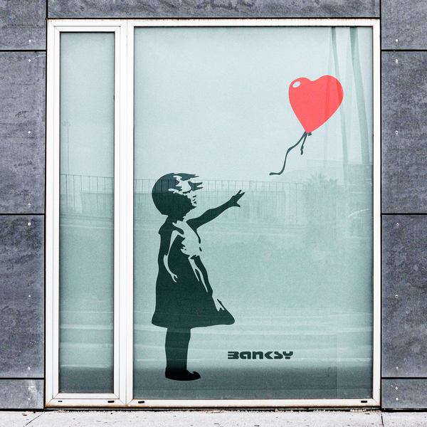 Vinilos Decorativos: Banksy, Niña con Globo