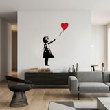 Vinilos Decorativos: Banksy, Ni&ntilde;a con Globo 12