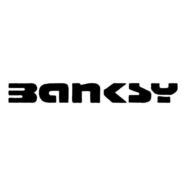 Vinilos Decorativos: Banksy, Letras