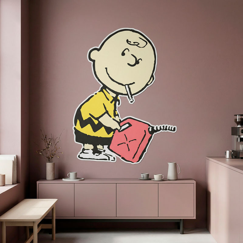 Banksy, Charlie Brown Gasolina 3
