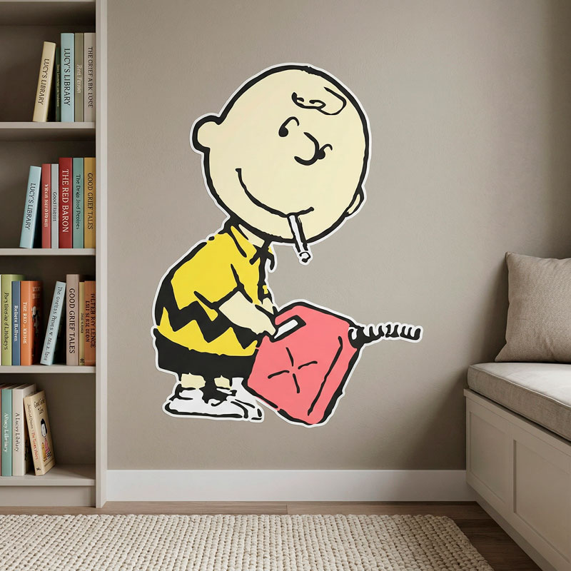 Banksy, Charlie Brown Gasolina 5