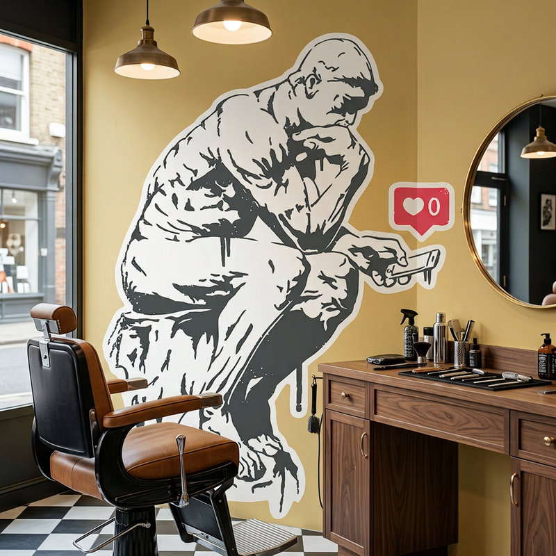 Vinilos Decorativos: Banksy, El Pensador Social