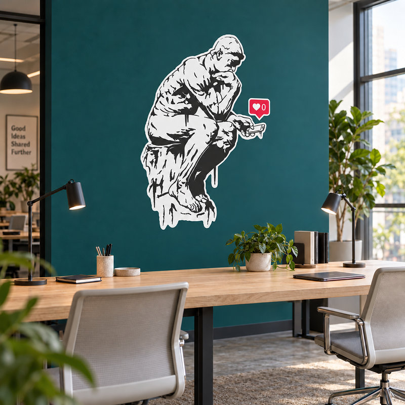 Vinilos Decorativos: Banksy, El Pensador Social