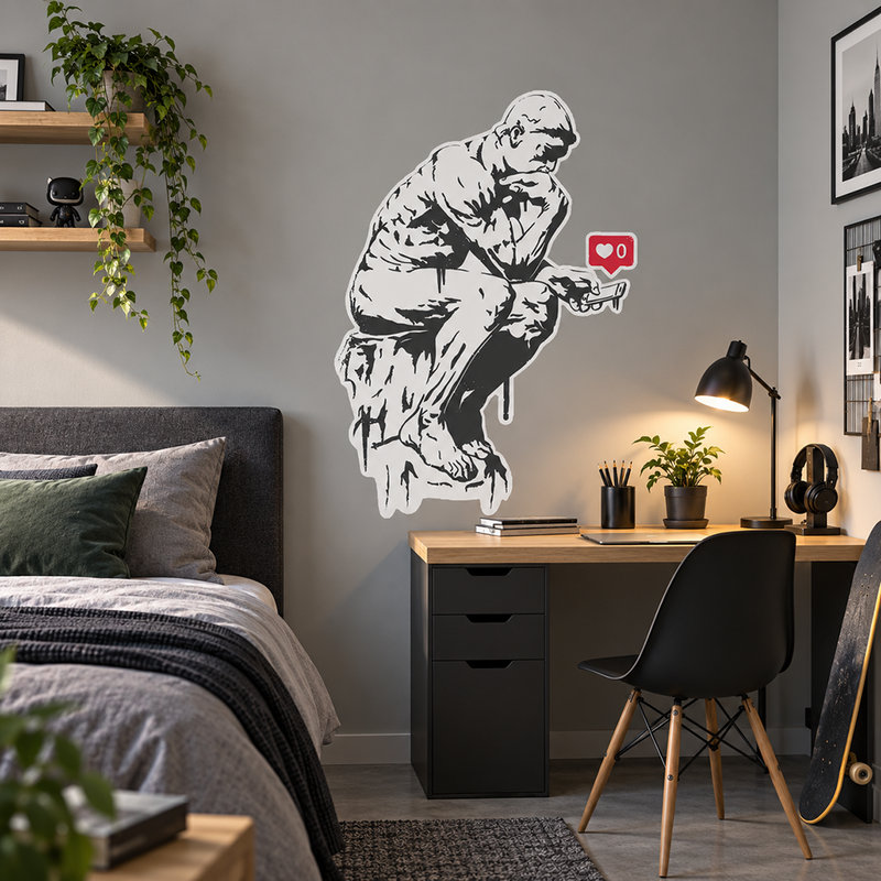 Vinilos Decorativos: Banksy, El Pensador Social