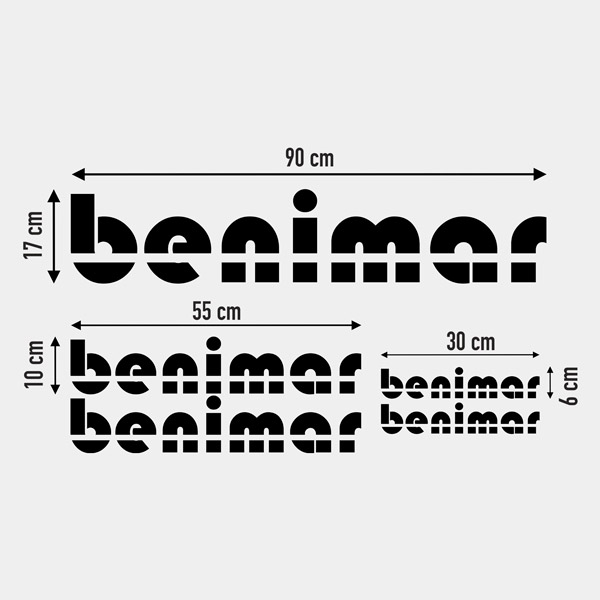 Vinilos autocaravanas: Kit Benimar