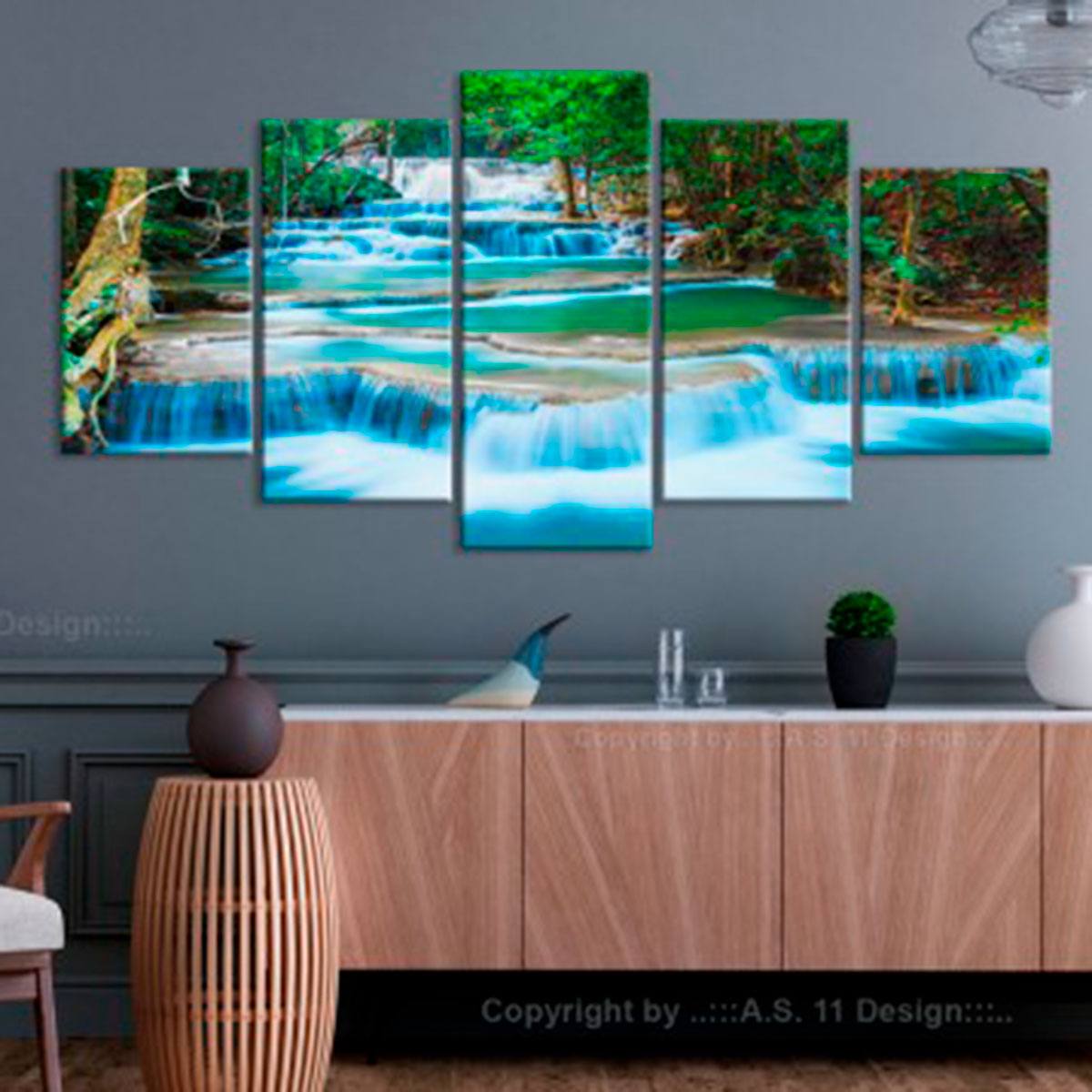 Otros productos: Cascada azul en Kanchanaburi, Tailandia