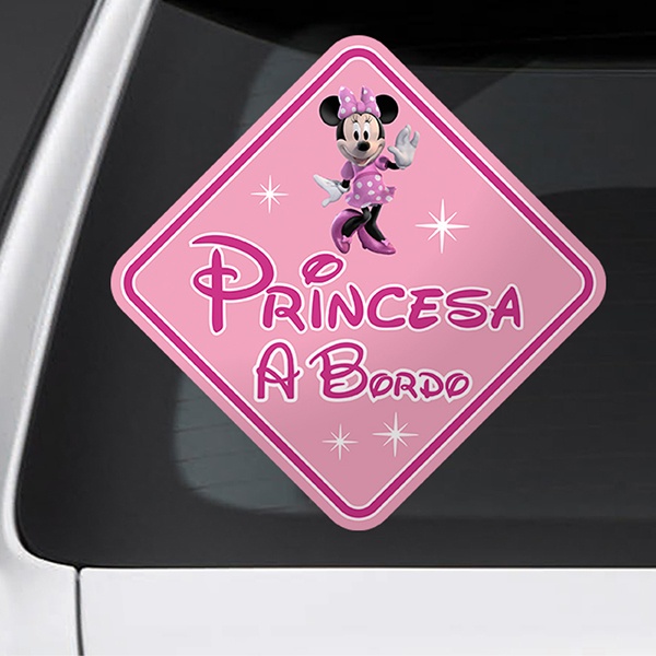 Pegatinas: Princesa a Bordo Disney Español