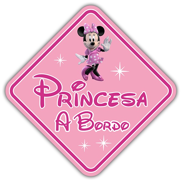 Pegatinas: Princesa a Bordo Disney