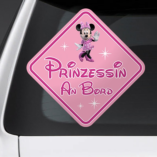 Pegatinas: Princesa a Bordo Disney - alemán 1