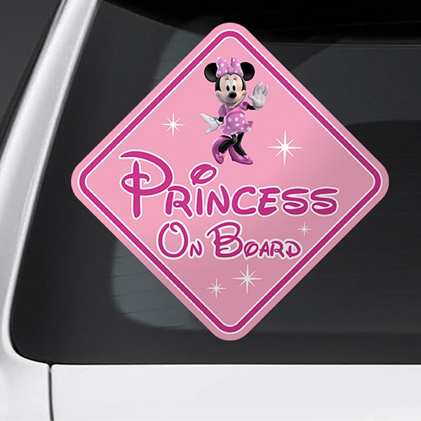 Pegatinas: Princesa a Bordo Disney - inglés