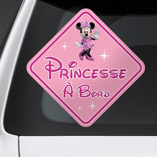 Pegatinas: Princesa a Bordo Disney - francés