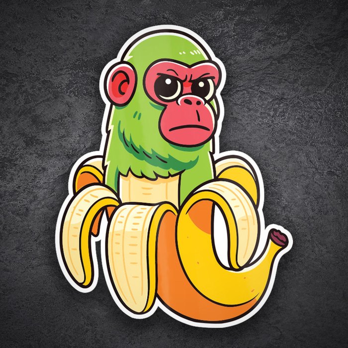 Pegatinas: Chimpanzini Bananini
