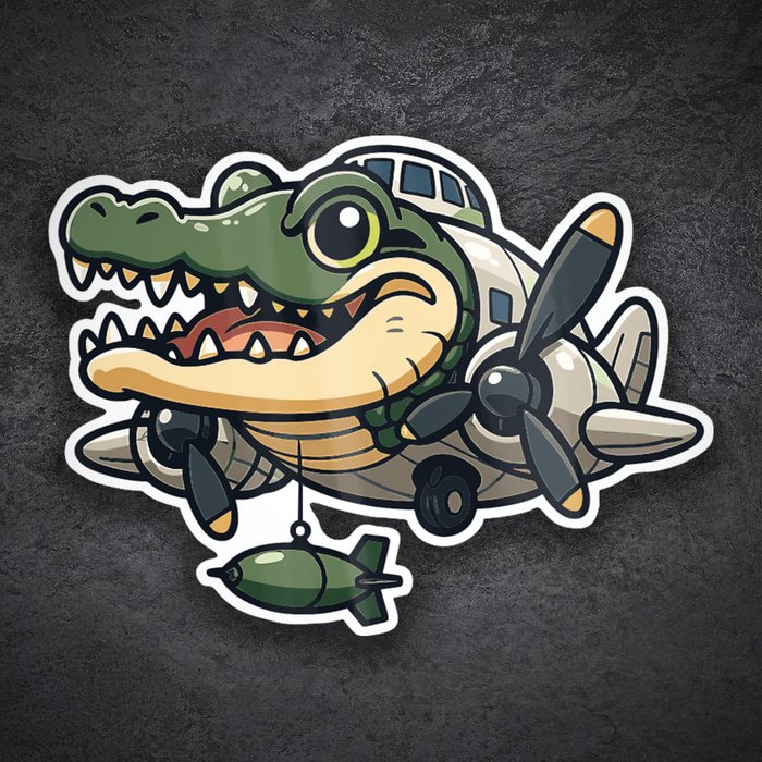 Pegatinas: Bombardiro Crocodilo
