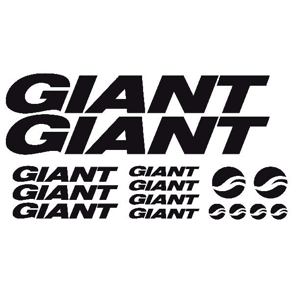 Pegatinas: Set 15X de pegatinas Bicicleta BTT Giant