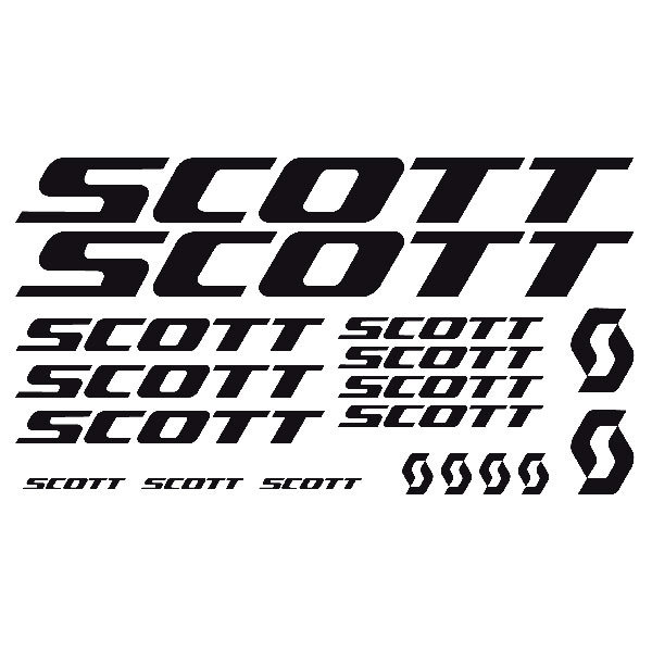 Pegatinas: Set 18X Bicicleta BTT Scott