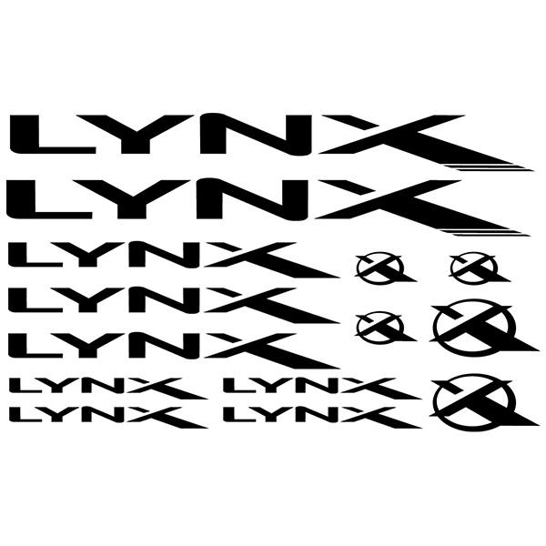 Pegatinas: Set 14X Bicicleta BTT BH Lynx