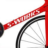 Pegatinas: Set 15X de pegatinas Bicicleta Specialized S-Works 2