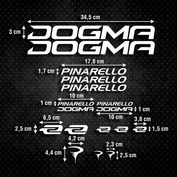 Pegatinas: Kit Bicicleta Pinarello Dogma