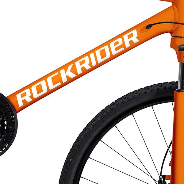 Juego de Adhesivos en Vinilo para Bici ROCKRIDER Pegatinas Cuadro Bici Pegatinas para Bici Sticker Decorativo Bicicleta