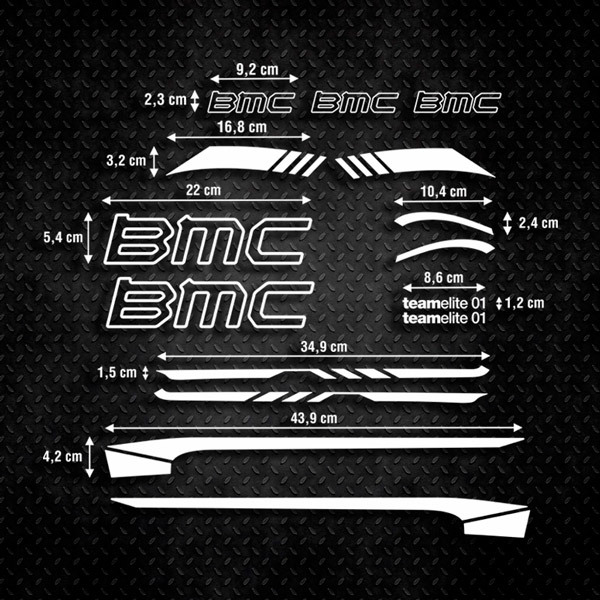 Pegatinas: Set 15X para bici BMC 0