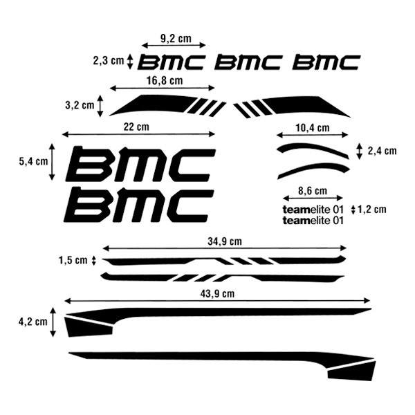 Pegatinas: Set 15X modelo BMC
