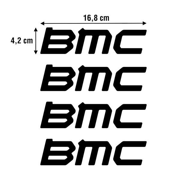 Pegatinas: Set 4X pegatinas BMC